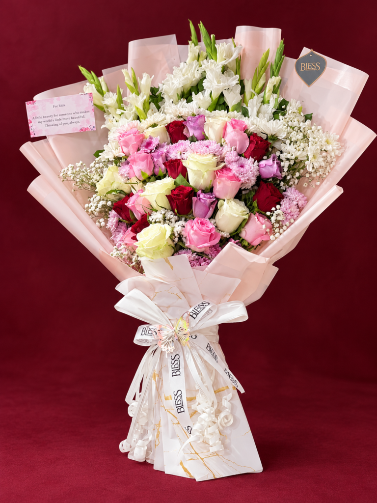 Blush & Burgundy Luxe Bouquet